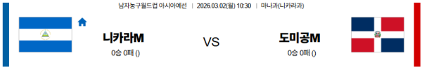 니카라과 대 도미니카공화국 농구월드컵예선 03월02일 맞대결 생중계, 스포츠중계, 스포츠분석