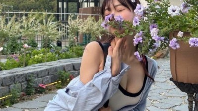 여친룩 이쁘게 입고 여행중인 명아