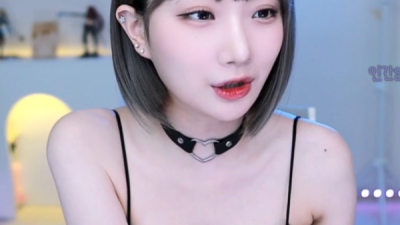 주변권유로 단발로 자르고 이미지 변신에 성공한 여캠