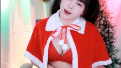 산타 코스프레걸