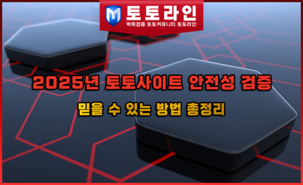 2025년 토토사이트 안전성 검증: 믿을 수 있는 방법 총정리