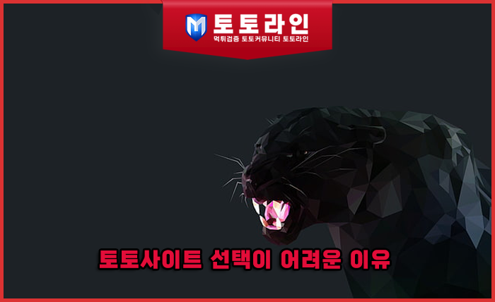 토토사이트 선택이 어려운 이유