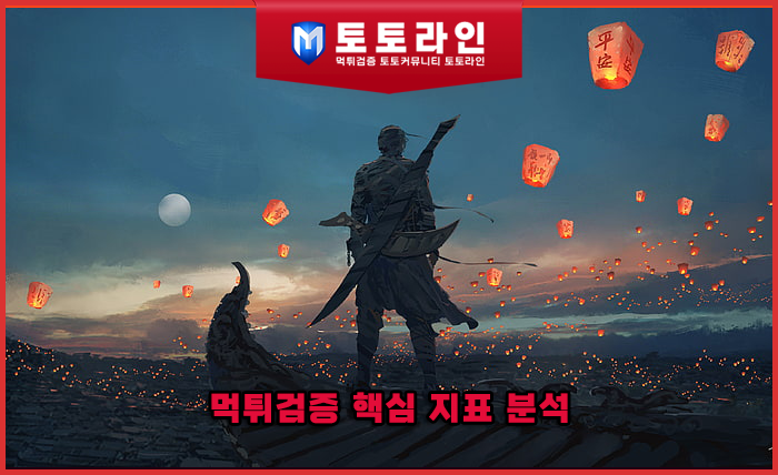 먹튀검증 핵심 지표 분석