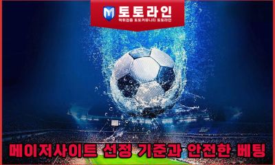 메이저사이트 선정 기준과 안전한 베팅을 위한 정밀 먹튀검증 리포트